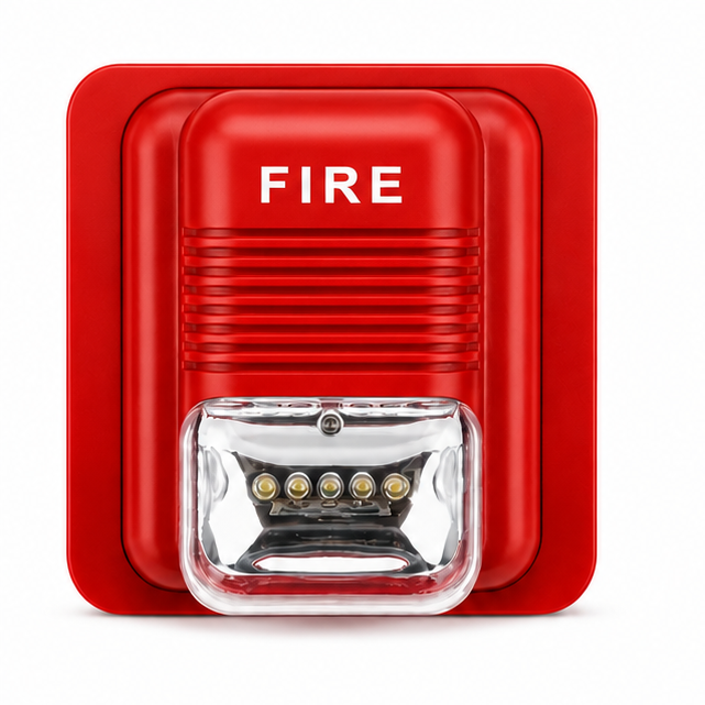 conventional fire alarm sounder with high intensity led flasher | 24v dc | en54 compliant conventional fire alarm sounder with high intensity led flasher | 24v dc | en54 compliant